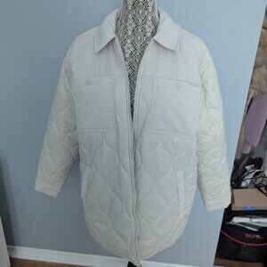 Calvin Klein Jeans white coat